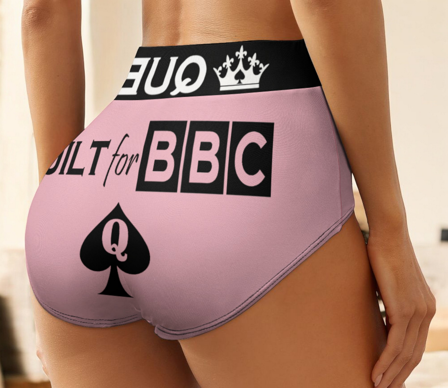 Queen of Spades Hotwife Panties - Built for BBC, Perfect for Spicy Nights - High-Waisted Comfort, Sexy Style – Ideal for Confident Queens