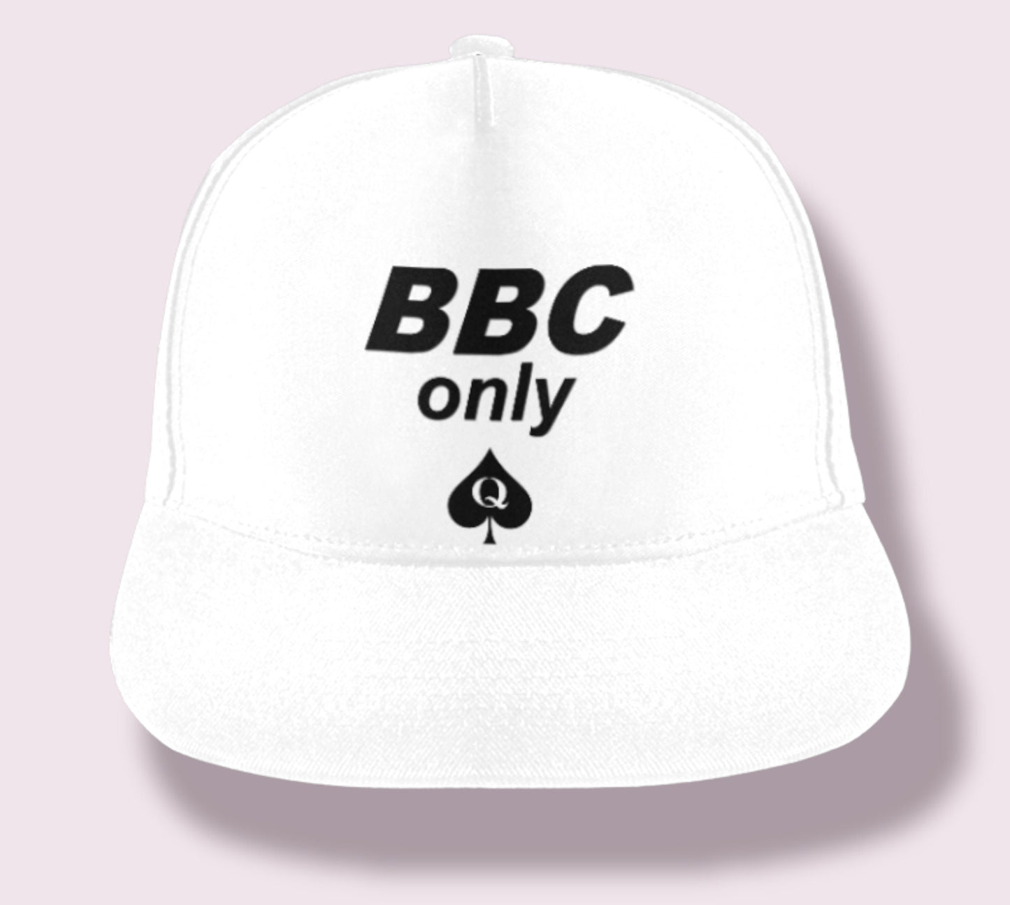 BBC ONLY Snapback Cap - Hotwife, Slut Clothing - Cuckolding Apparel - QOS Queen of Spades Hat - Bold Adult Fashion Statement for Confidence