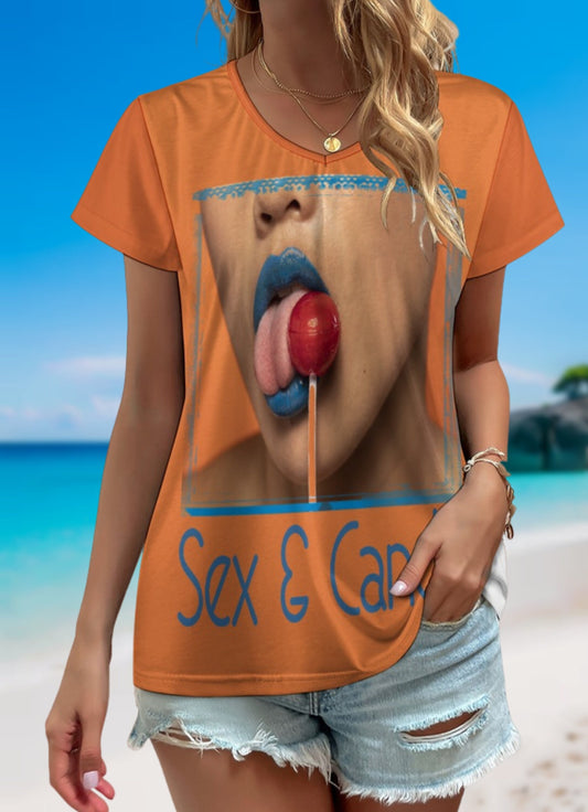 SEX & CANDY Ttshirt , tshirt, hotwife tshirt,t, Cuckold  t-shirt,, slut clothing, sexy tshirt