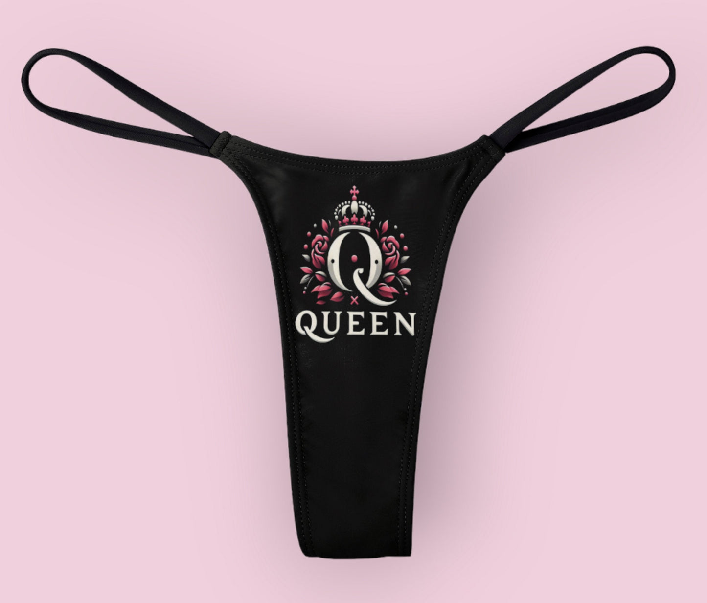 QUEEN OF SPADES  Thong, qos clothing clothing, cuckolding, hotwife panties, naughty  panties, bbc, bbc thong, skut clothing