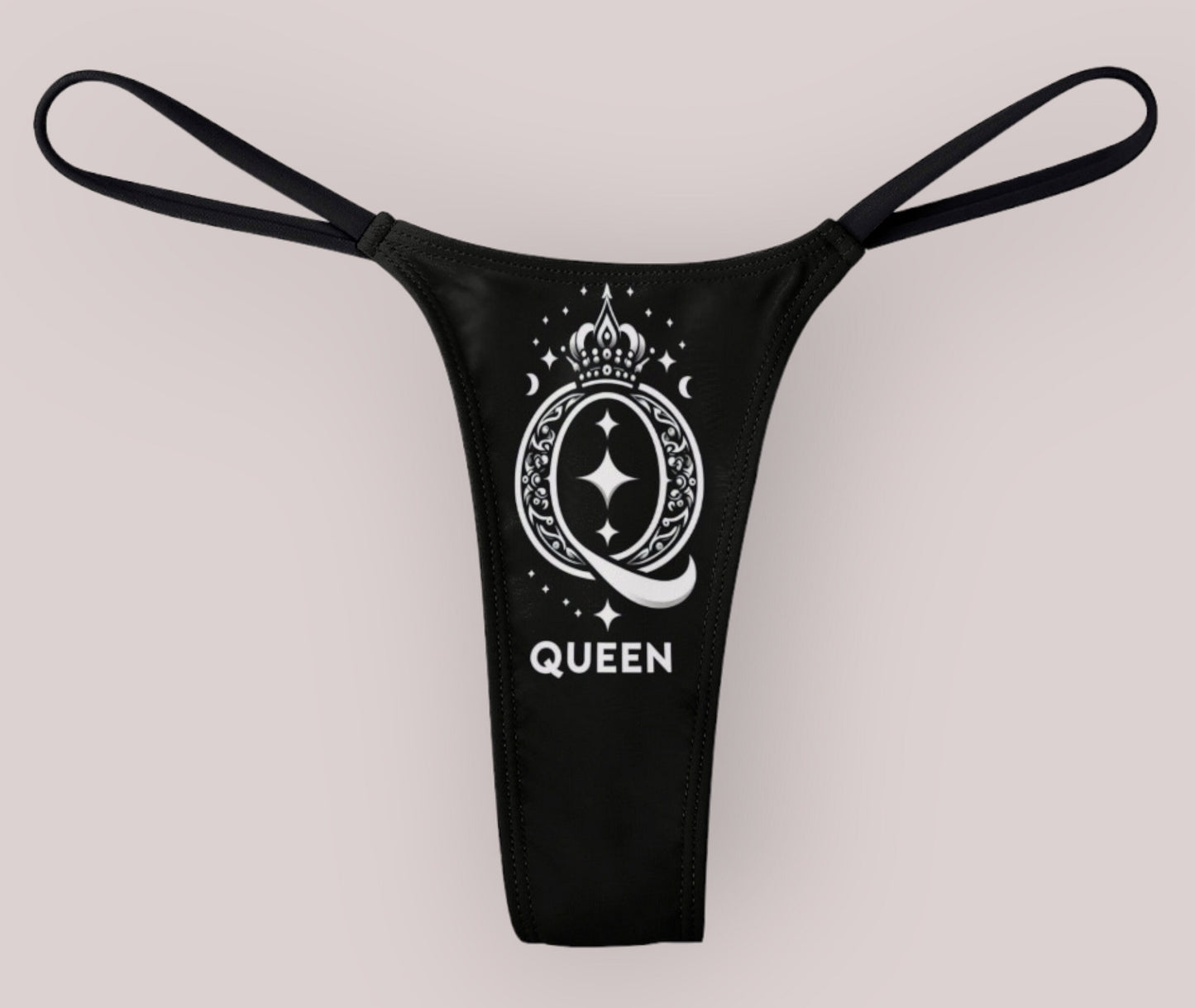 QUEEN OF SPADES  Thong, qos clothing clothing, cuckolding, hotwife panties, naughty  panties, bbc, bbc thong, skut clothing, hotwife, qos