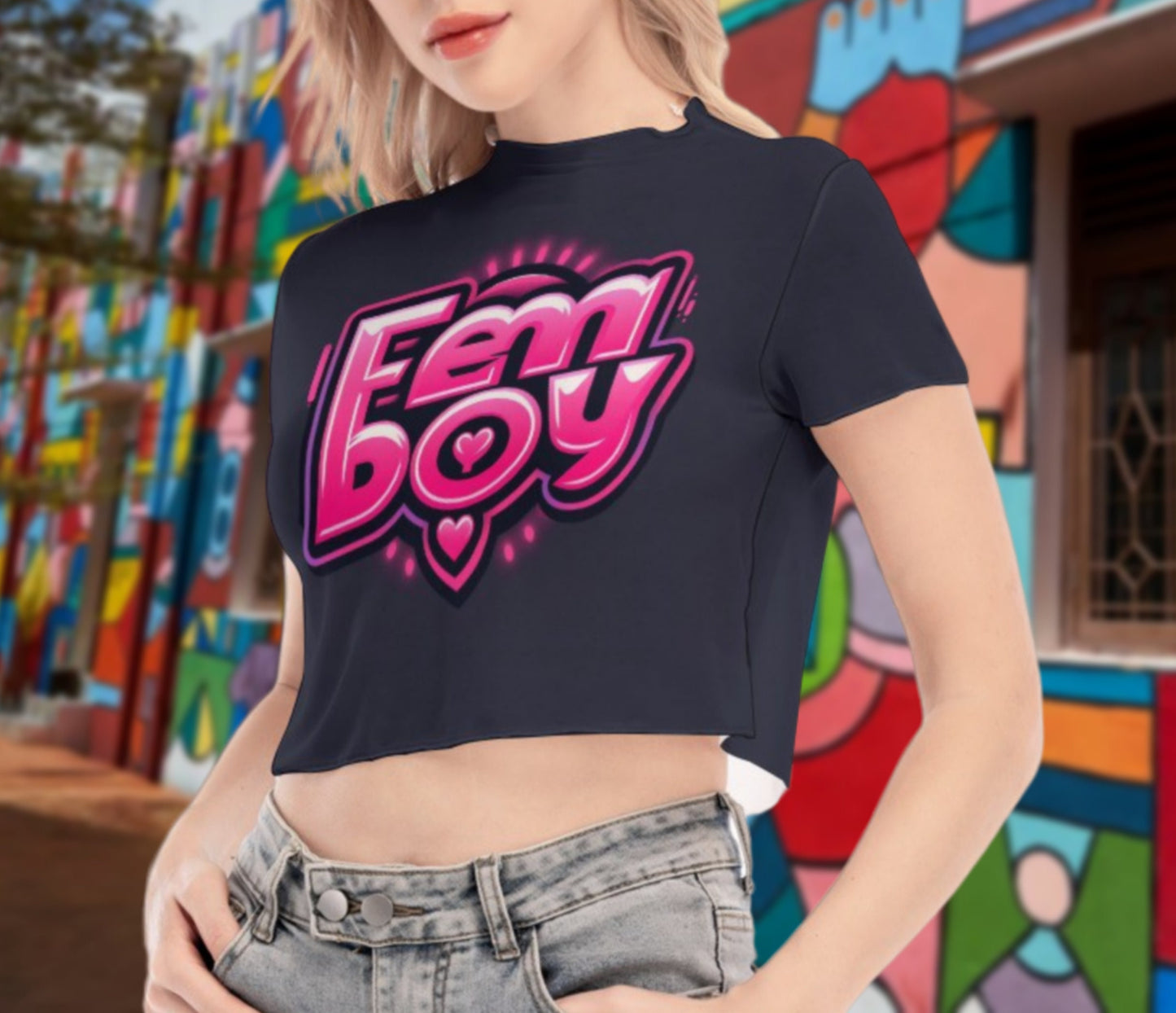 FEMBOY transparent croc top , sissy tshirt, girlboy, femboy,, slut clothing, crossdresser, LGBTQ, femboy, sissy croc top.