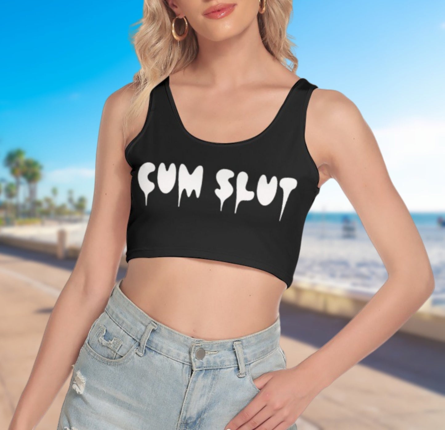 Hotwife crop Tank  tshirt, Cuckold Womens t-shirt,, slut clothing, large size, Hotwife Clothes, Cuckold, Swinger Clothing, hotwife clothes,