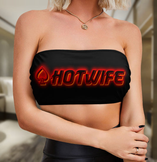 Qos HOTWIFE Wrap chest, 25 colors, top queen off spades, qos t-shirt,t-shirt bbc Cuckold , slut clothing