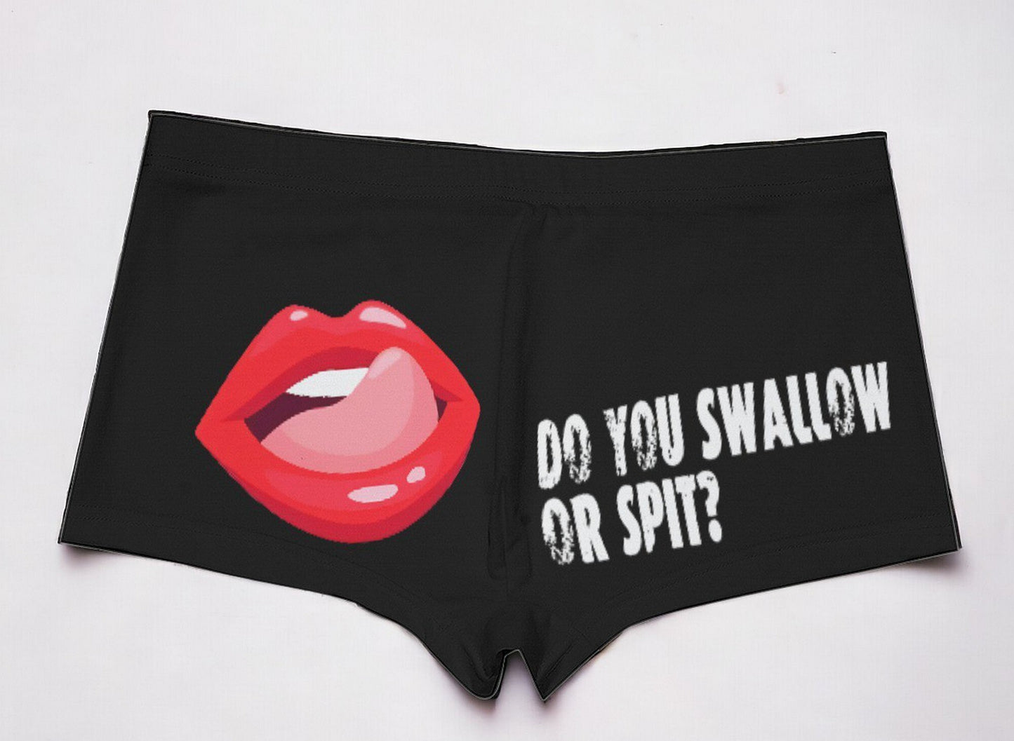 Do You Swallow or Spit?" Boxer Briefs – Bold & Playful Men's Underwear