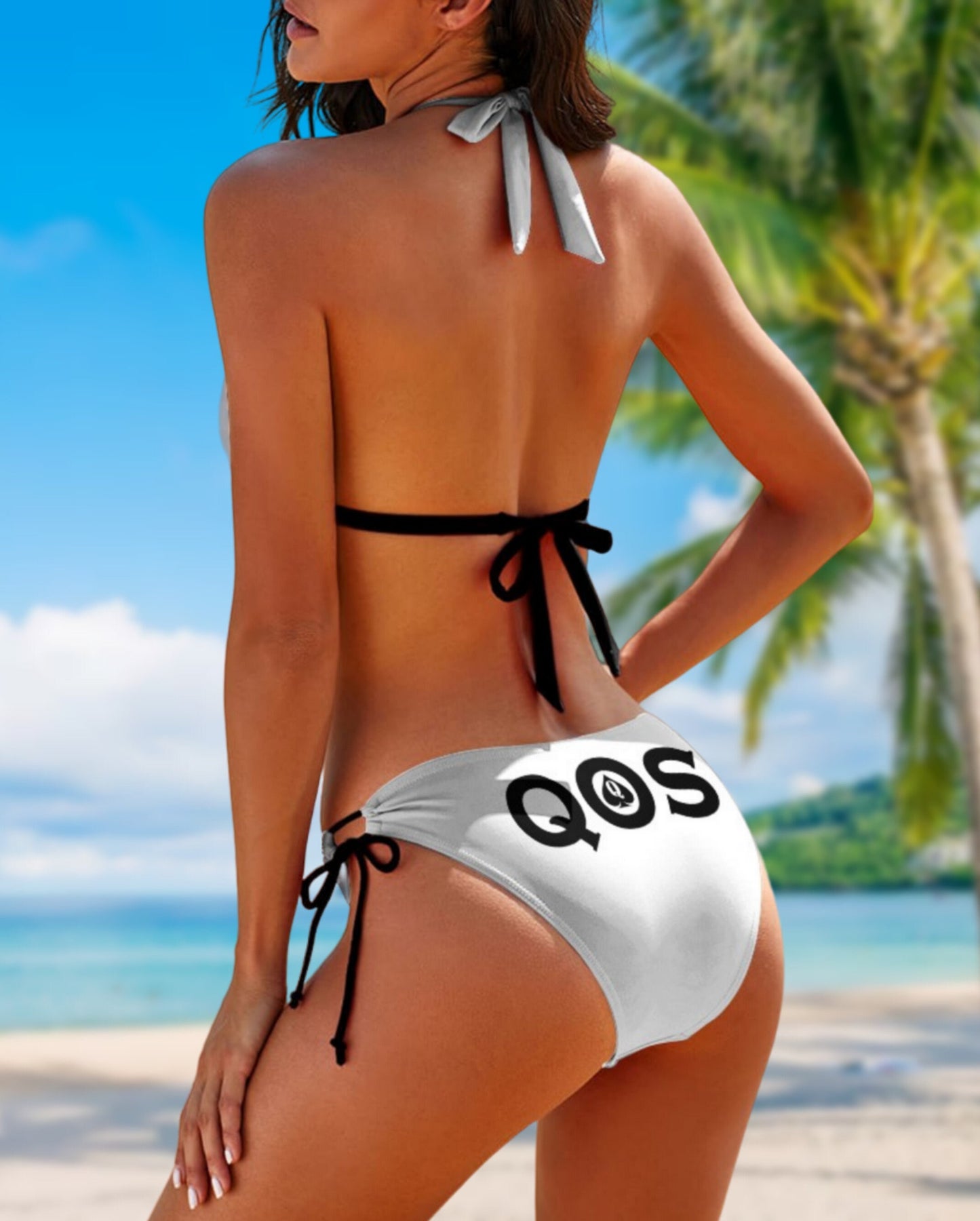 Queen of Spades V-Neck Bikini – Bold & Sexy QOS Swimwear for Confident Women