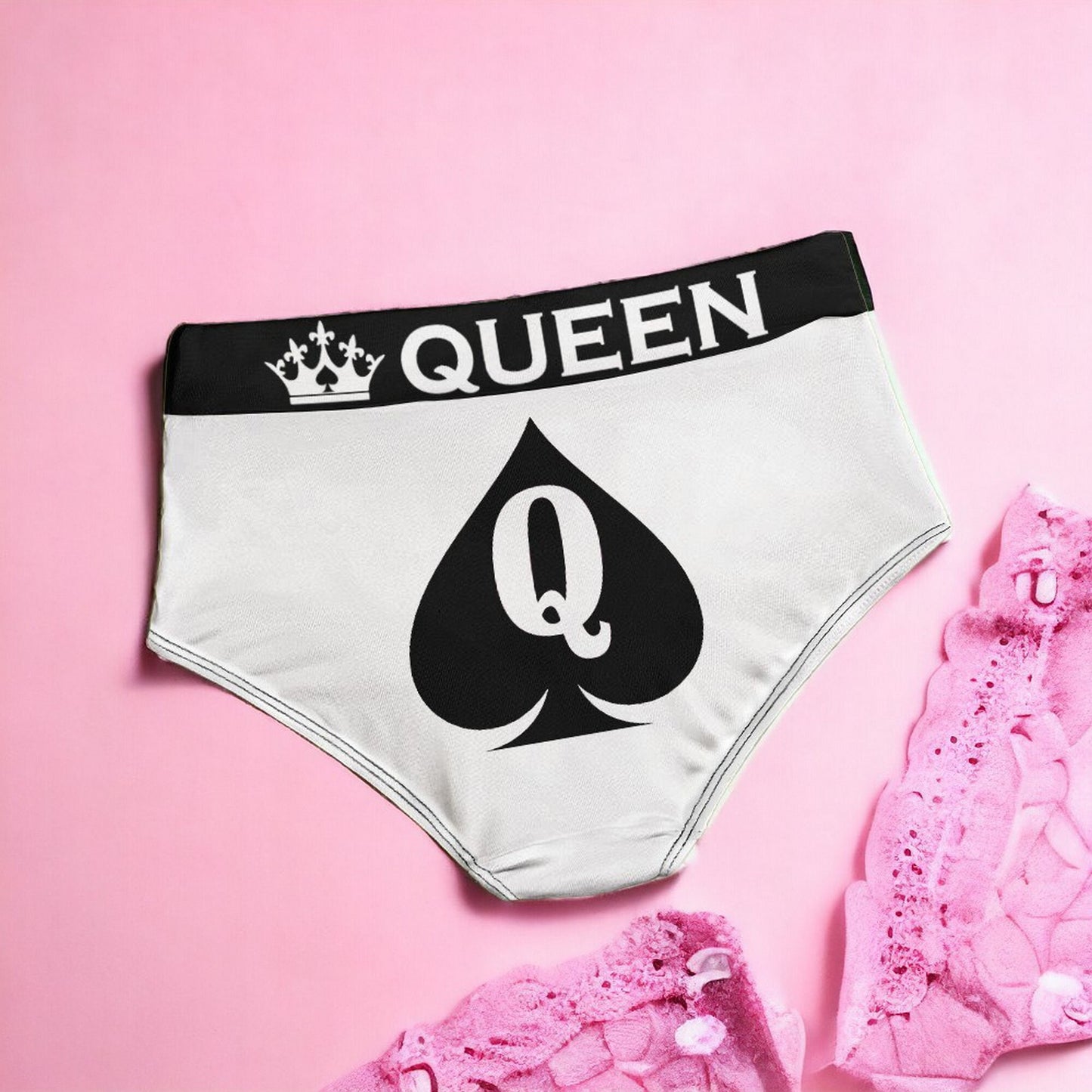 BBC TRAP panties, slut clothing, cuckolding, hotwife panties, qos panties, queen of spadess clothing, queen of spades panties