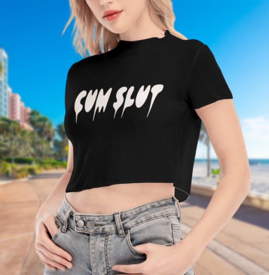 CUM SLUT croc tot, slut clothing, cuckolding, hotwife tshirt, slut clothing, naughty  top, slut tshirt, hotwife clothing, hotwife tshirt