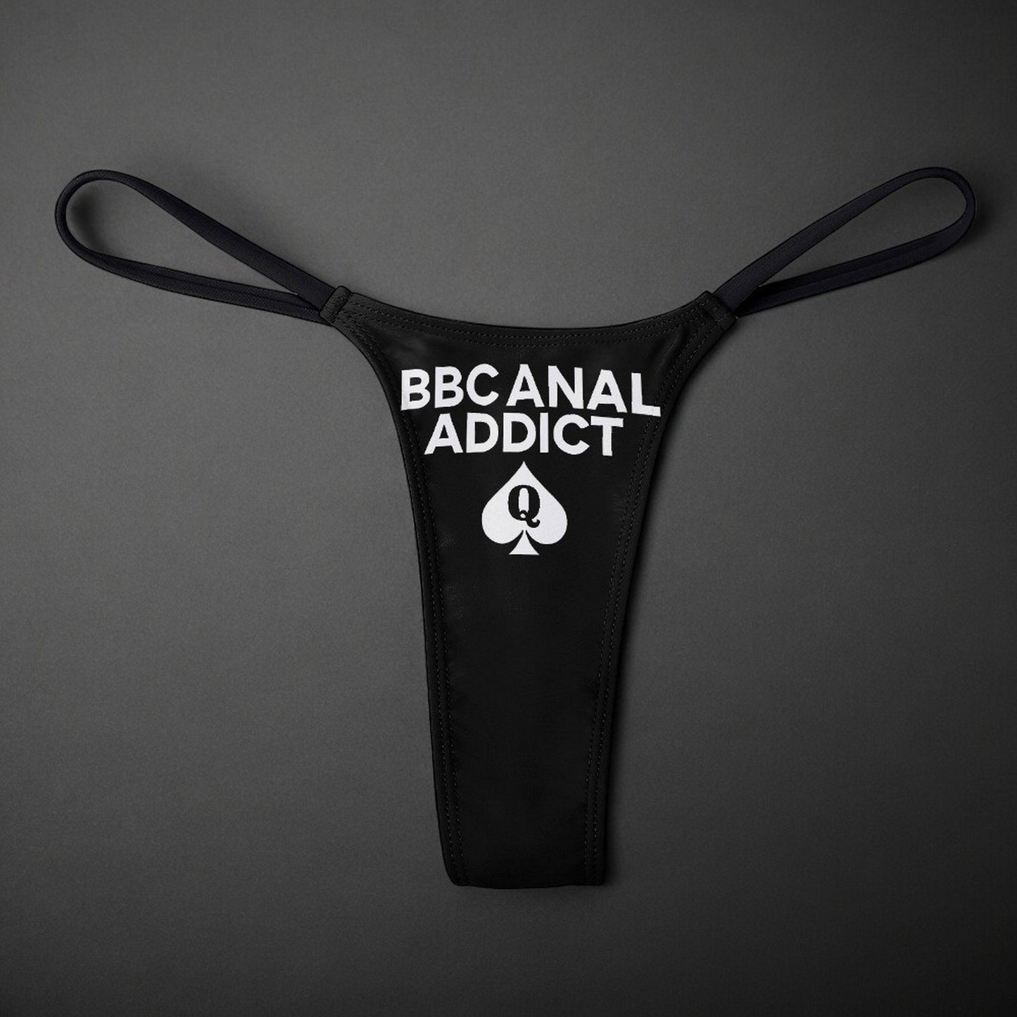 BBC ANAL ADDICT  Thong, qos clothing clothing, cuckolding, hotwife panties, naughty  panties, bbc, bbc thong, skut clothing, hotwife, qos