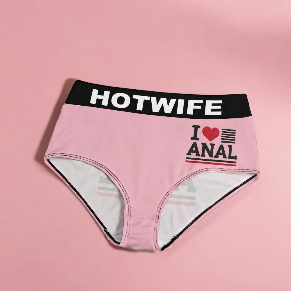 Sexy I LOVE ANAL Panties - Bold Lingerie for Women Who Dare to Share - Erotic and Provocative Gift for Passionate Moments