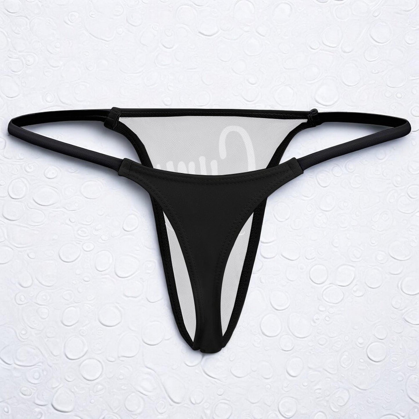 Cum Hole Thong - Hotwife Lingerie for Sluts and Whores - Sexy and Provocative Underwear for Wild and Naughty Intimate Nights