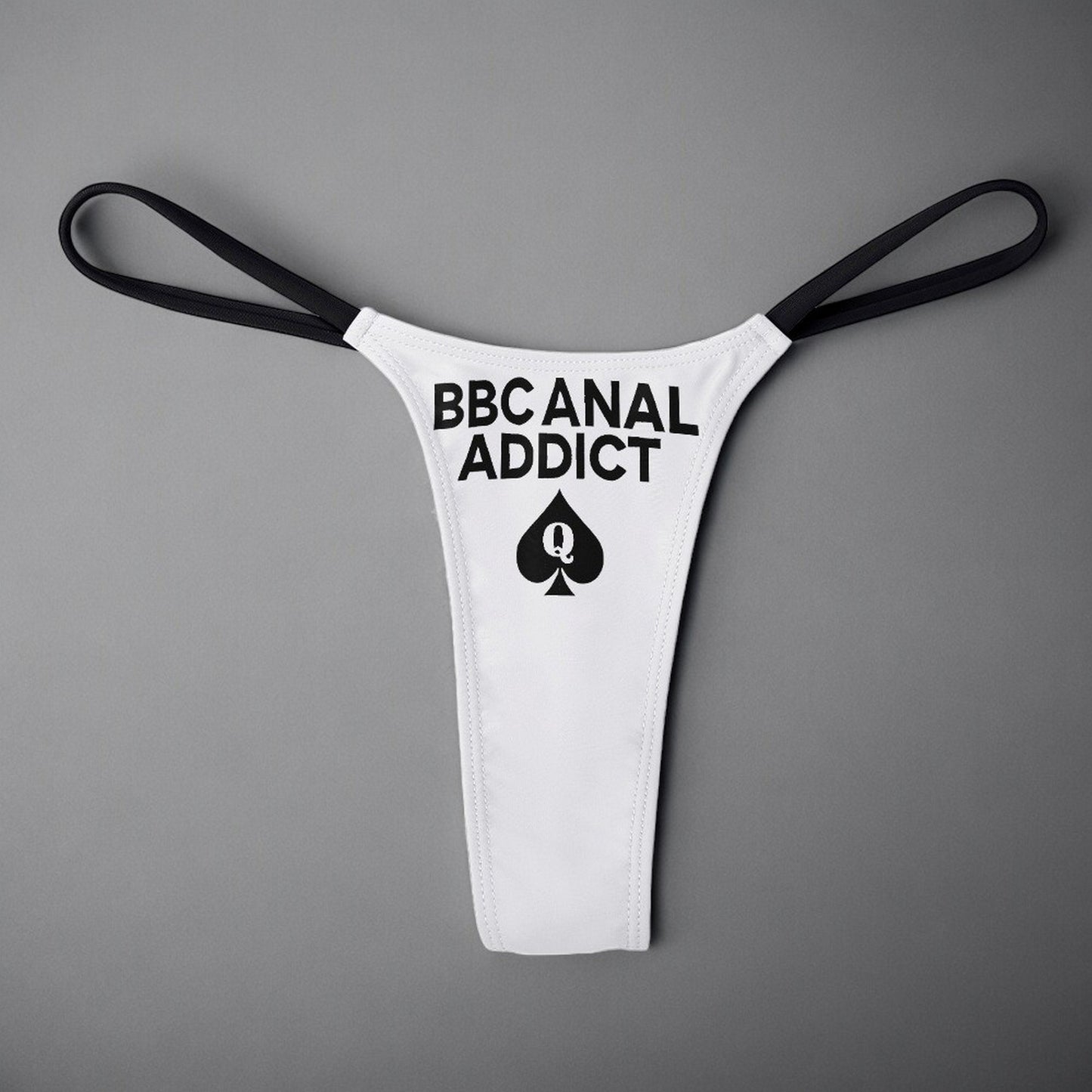 BBC ANAL ADDICT  Thong, qos clothing clothing, cuckolding, hotwife panties, naughty  panties, bbc, bbc thong, skut clothing, hotwife, qos