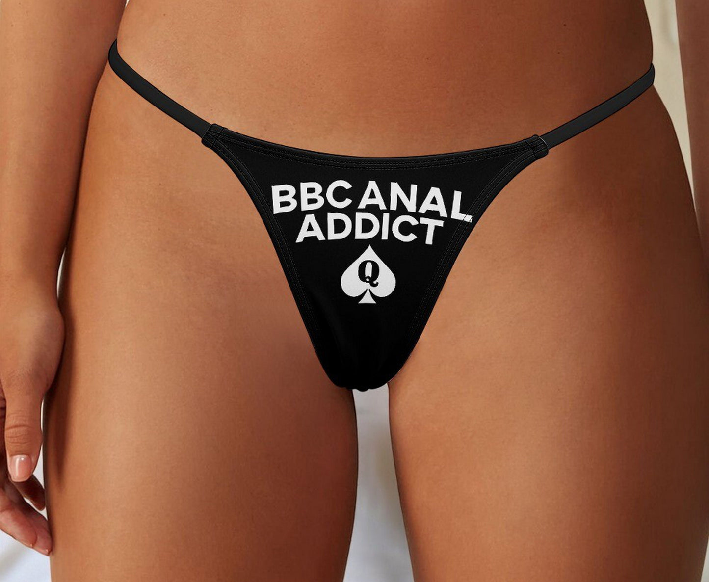 BBC ANAL ADDICT  Thong, qos clothing clothing, cuckolding, hotwife panties, naughty  panties, bbc, bbc thong, skut clothing, hotwife, qos