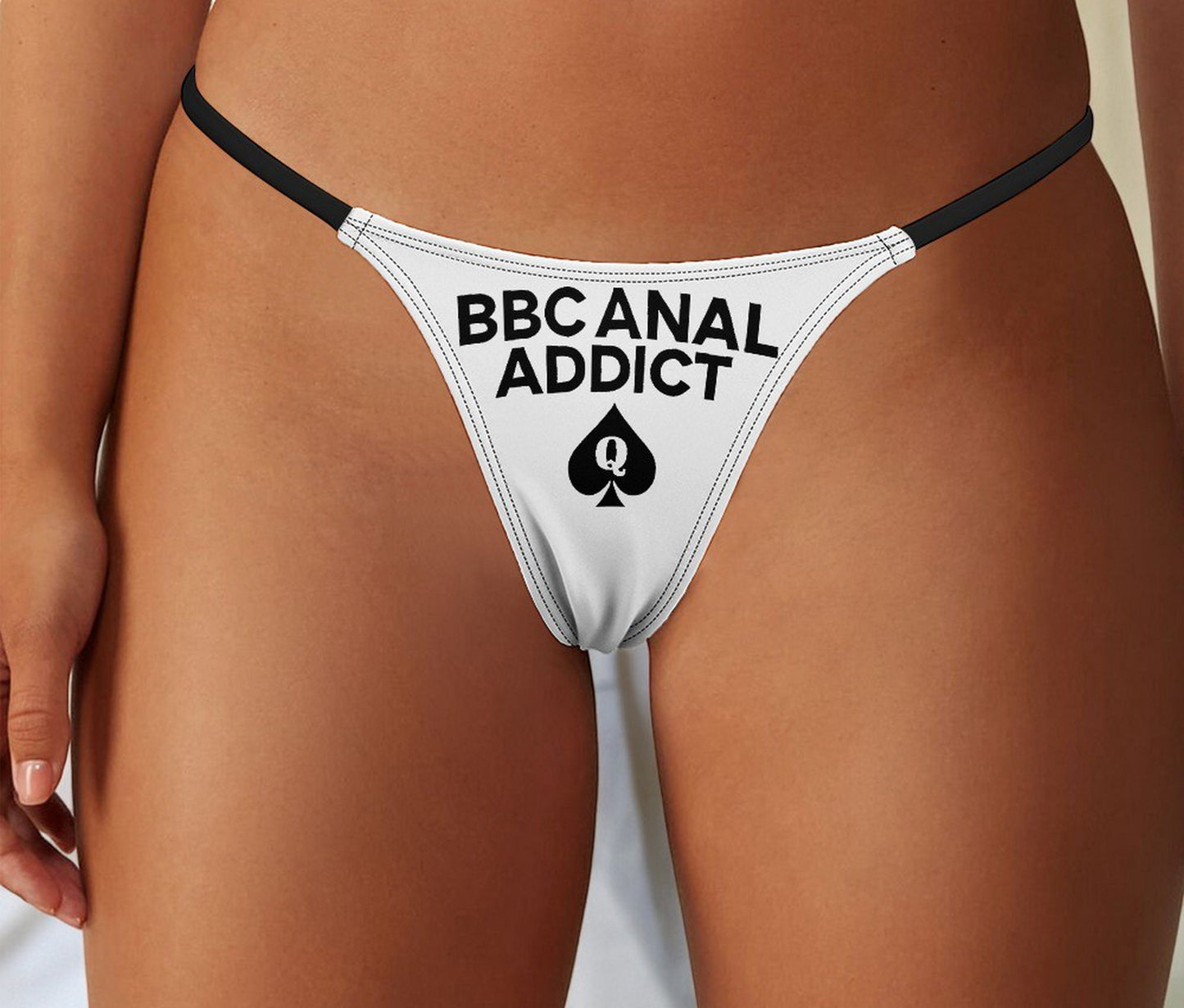 BBC ANAL ADDICT  Thong, qos clothing clothing, cuckolding, hotwife panties, naughty  panties, bbc, bbc thong, skut clothing, hotwife, qos