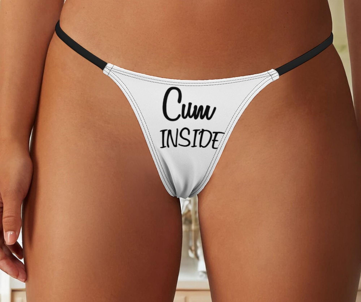 Cum Inside Thong - Irresistible and Seductive Slut Clothing for Hotwives, Cuckolding, and Naughty Panties to Fulfill Your Wildest Desires