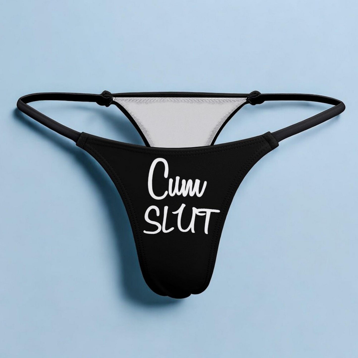 Cum SLUT Thong - Seductive Lingerie for Hotwives, Cuckolding, and Naughty Panties to Fulfill Your Wildest Desires and Fantasies