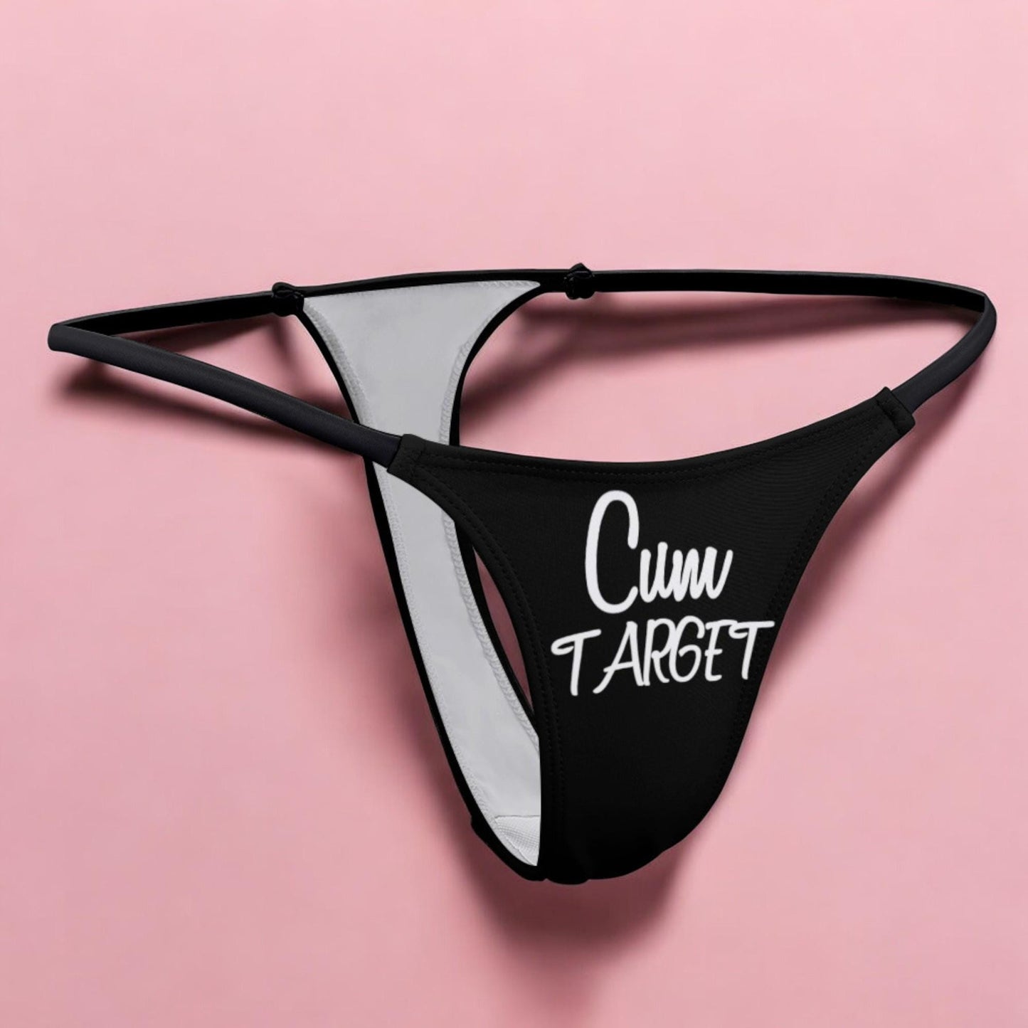 Cum Target Thong - Seductive and Bold Lingerie for Hotwives, Cuckolding Adventures, and Naughty Panties to Fulfill Your Wildest Desires