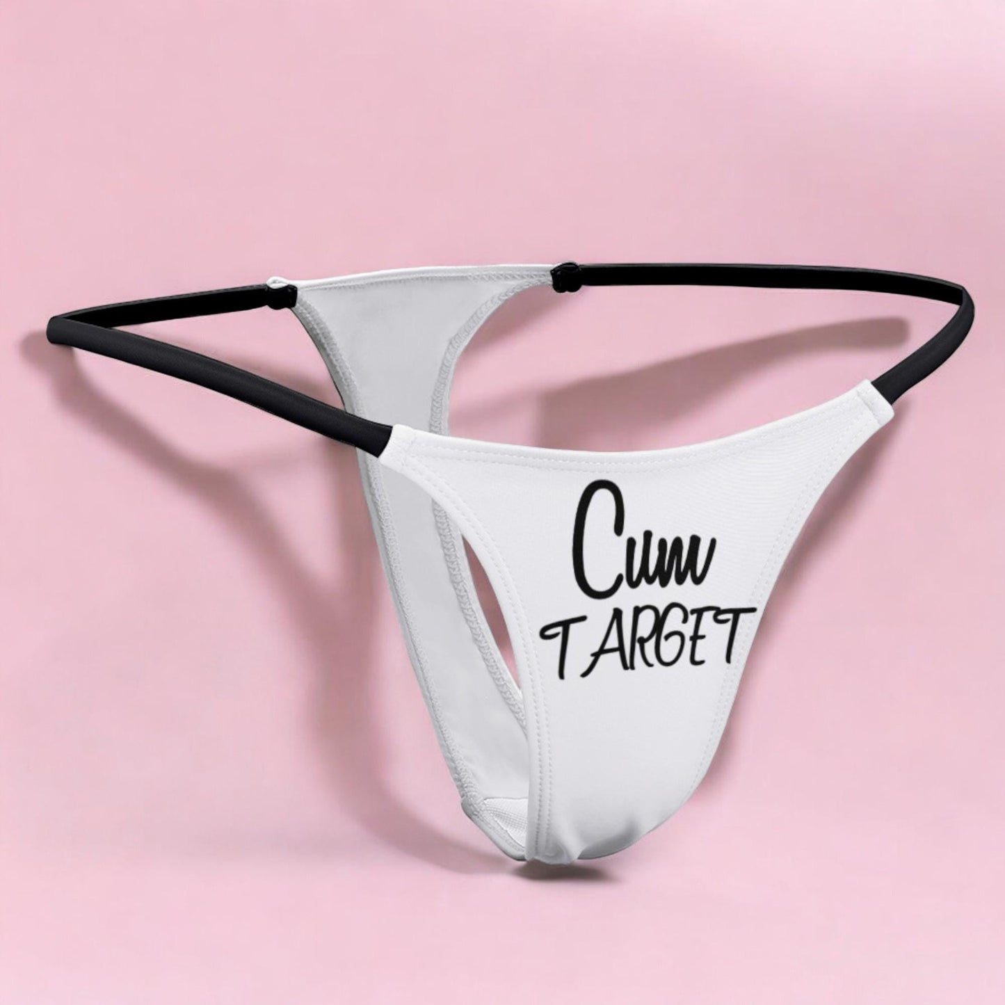 Cum Target Thong - Seductive and Bold Lingerie for Hotwives, Cuckolding Adventures, and Naughty Panties to Fulfill Your Wildest Desires