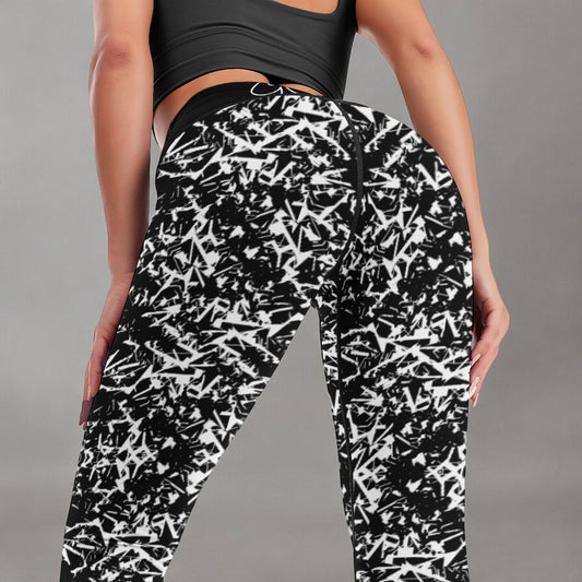 QUEEN of SPADES Leggings - Bold and Stylish Design for Confident Women - Perfect for Yoga, Gym, and Casual Wear