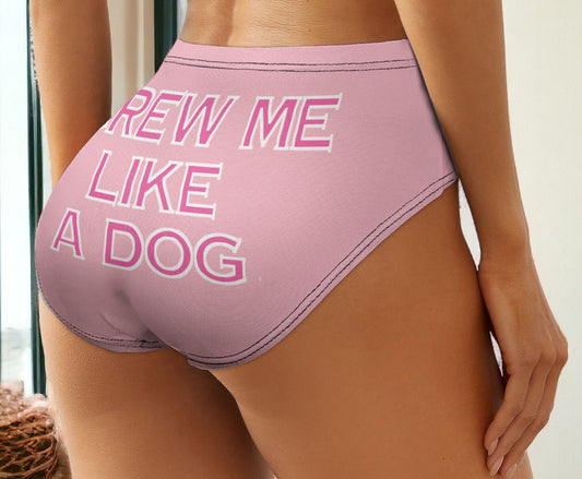 Screw Me Like a Dog" Sissy Panties – Bold & Playful Lingerie for Femboys and Sissies