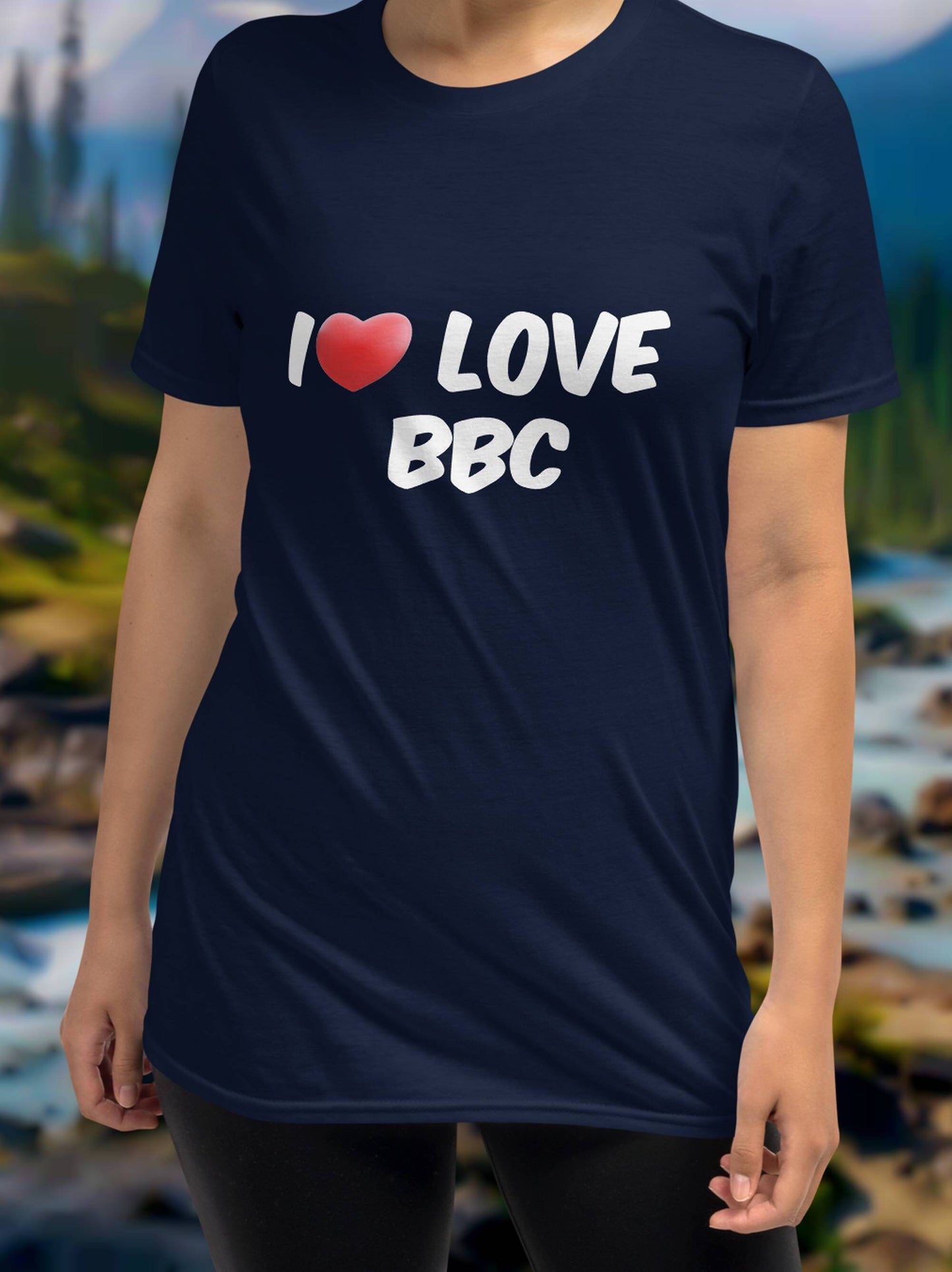 T-shirt I LOVE BBC , queen of spades tshirt, custom tshirt, women t-shirt, hotwife,