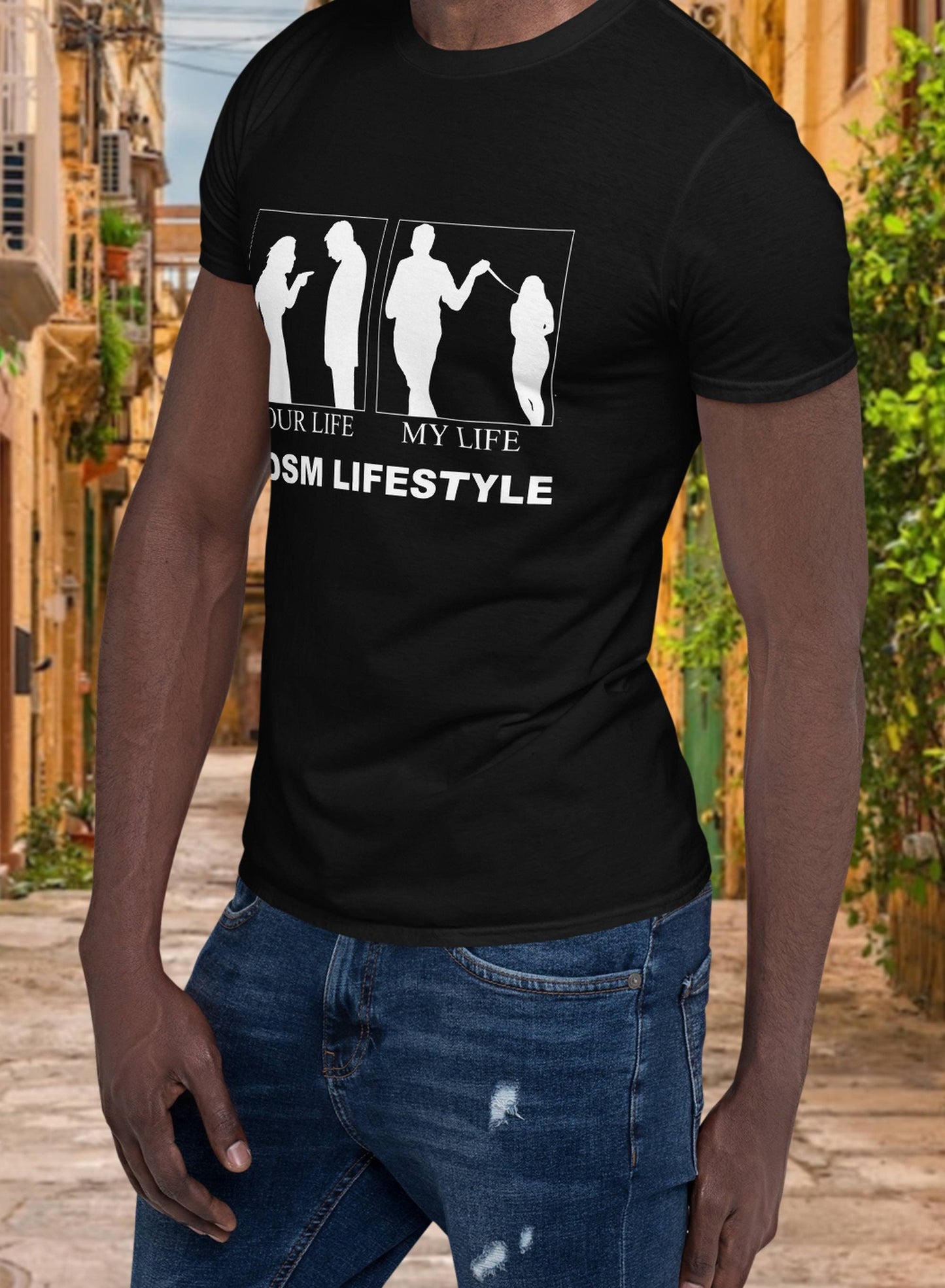 T-shirt BDSM LIFESTYLE, your life,  my life, MEN t-shirt,