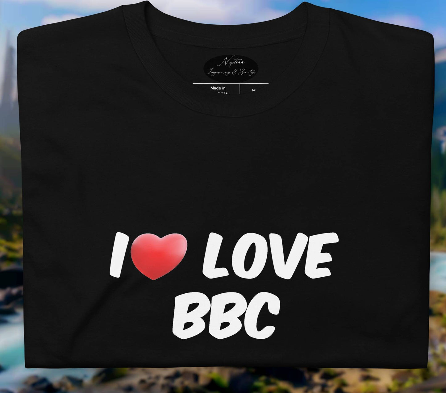 T-shirt I LOVE BBC , queen of spades tshirt, custom tshirt, women t-shirt, hotwife,