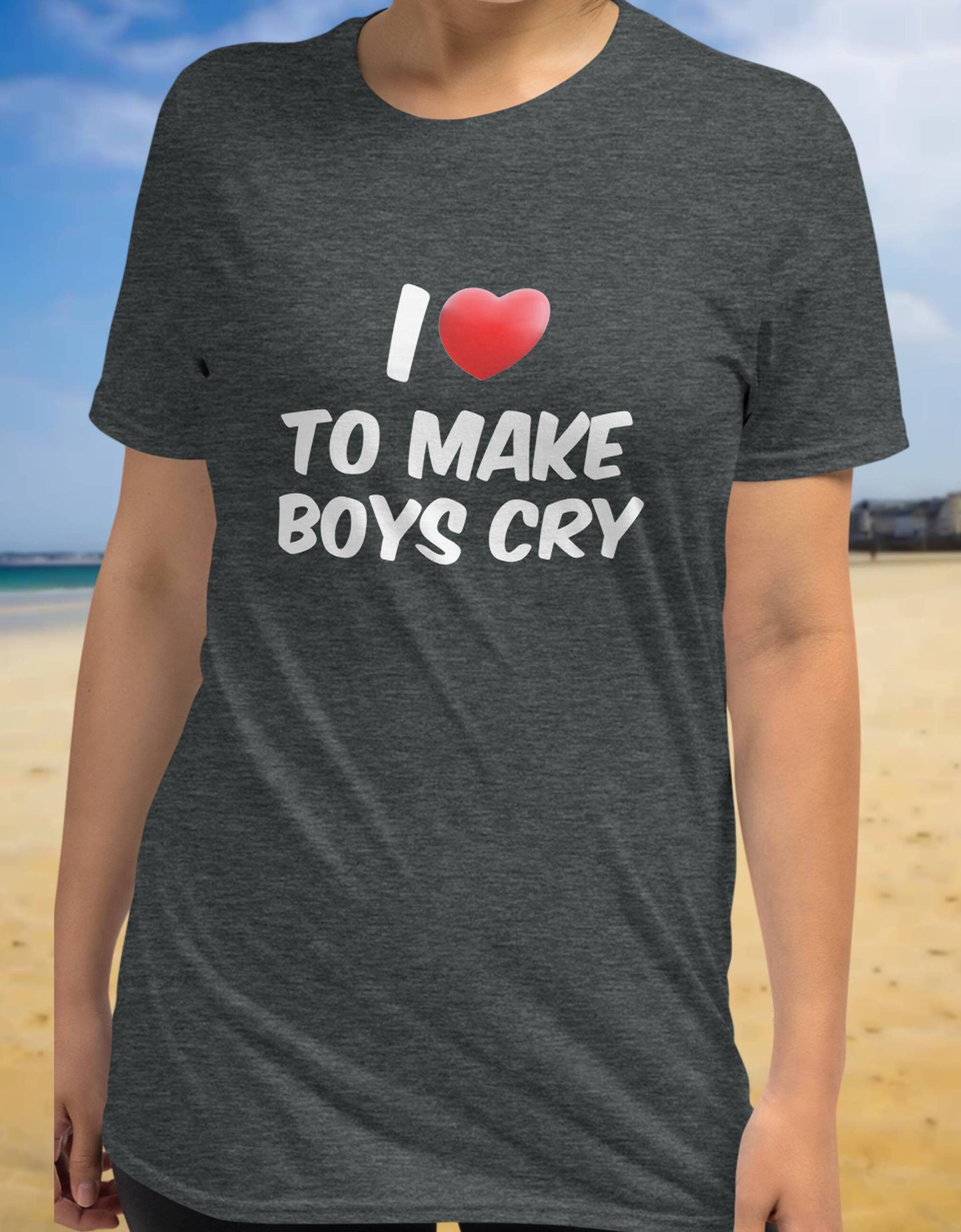 T-shirt I LOVE MAKE BOYS cry ,slut t shirt, custom, t-shirt hot wife, women t-shirt, hotwife,