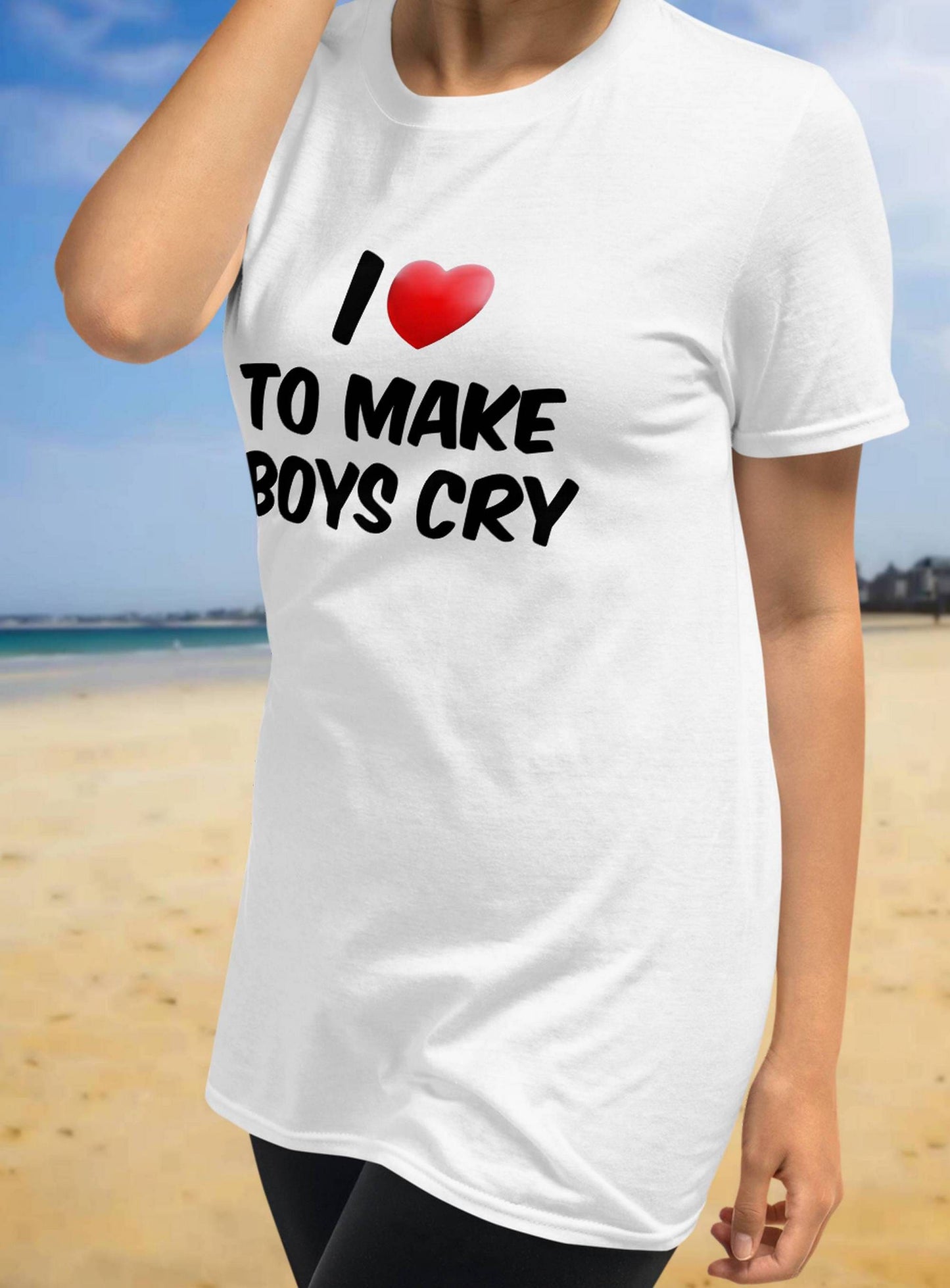 T-shirt I LOVE MAKE BOYS cry ,slut t shirt, custom, t-shirt hot wife, women t-shirt, hotwife,