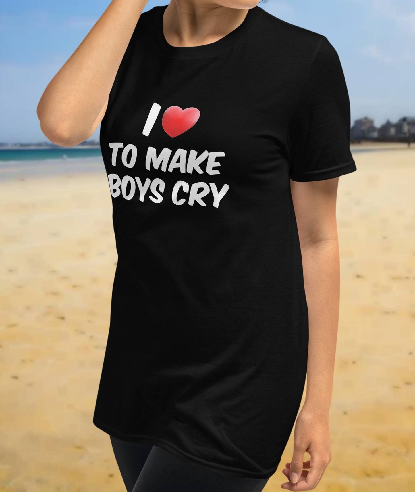 T-shirt I LOVE MAKE BOYS cry ,slut t shirt, custom, t-shirt hot wife, women t-shirt, hotwife,