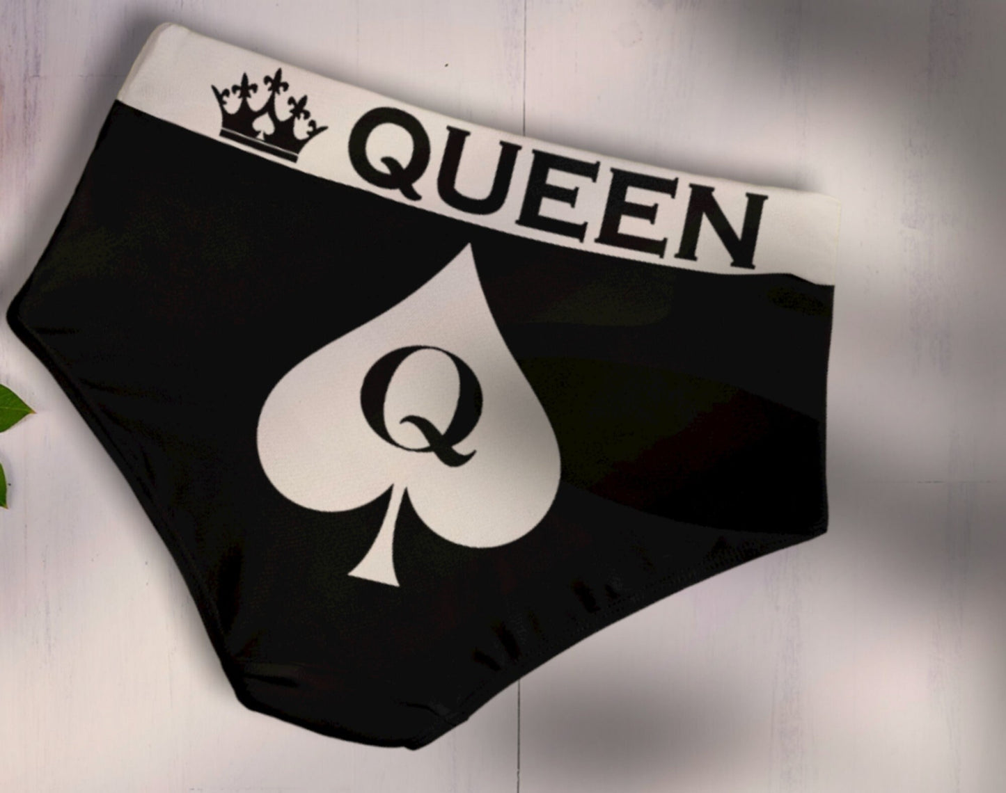 Panties BBC ONLY, slut clothing, cuckolding, hotwife panties, QOS panties, queen of spadess clothing, queen of spades panties