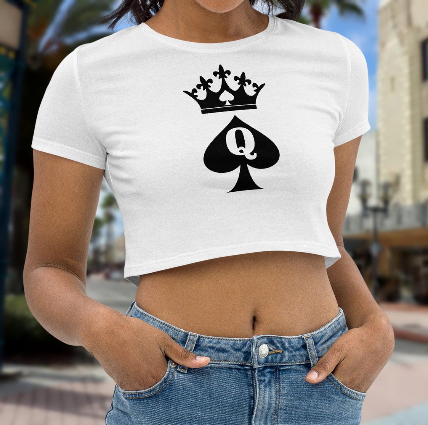 Croc-top QUEEN of SPADES, hotwife t-shirt, queen off spades, qos t-shirt, bbc t-shirt,  Cuckold Womens t-shirt,, slut clothing