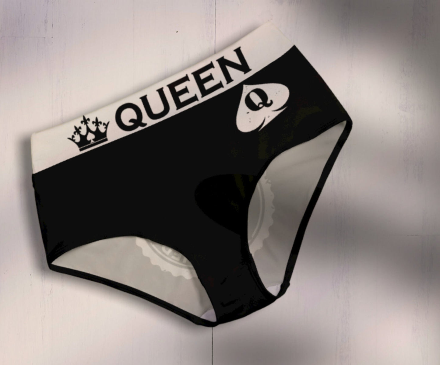 Panties certified QUEEN OF SPADES , slut clothing, cuckolding, hotwife panties, qos panties, queen of spadess clothing, bbc only