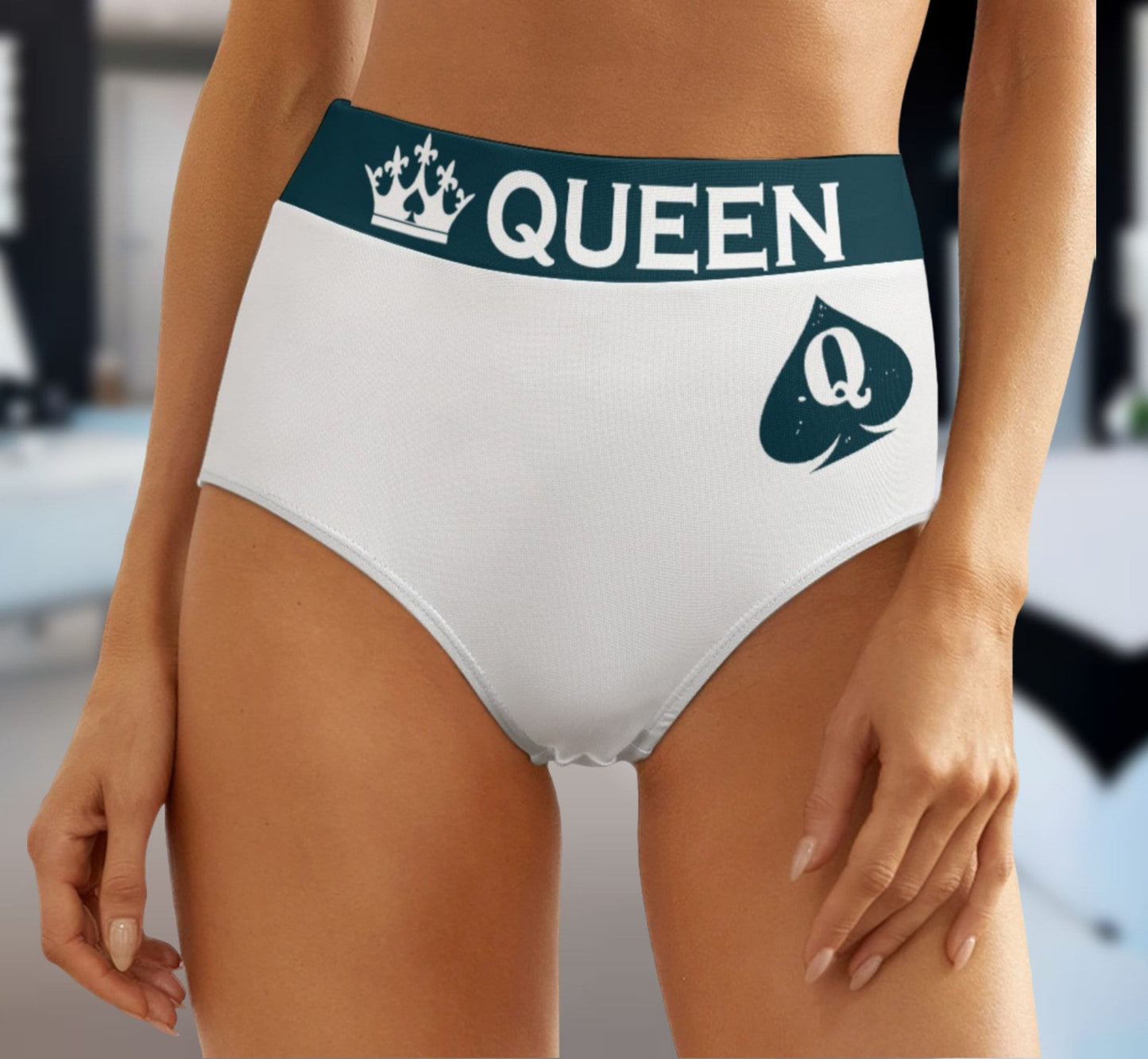 Panties certified QUEEN OF SPADES , slut clothing, cuckolding, hotwife panties, qos panties, queen of spadess clothing, bbc only