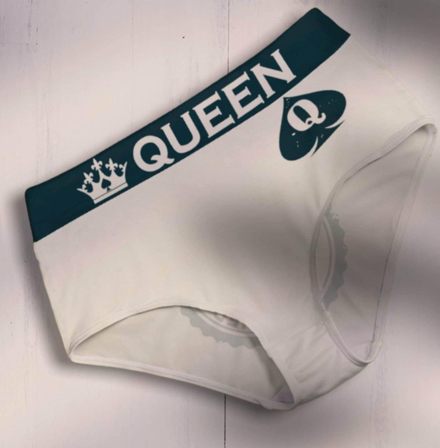 Panties certified QUEEN OF SPADES , slut clothing, cuckolding, hotwife panties, qos panties, queen of spadess clothing, bbc only