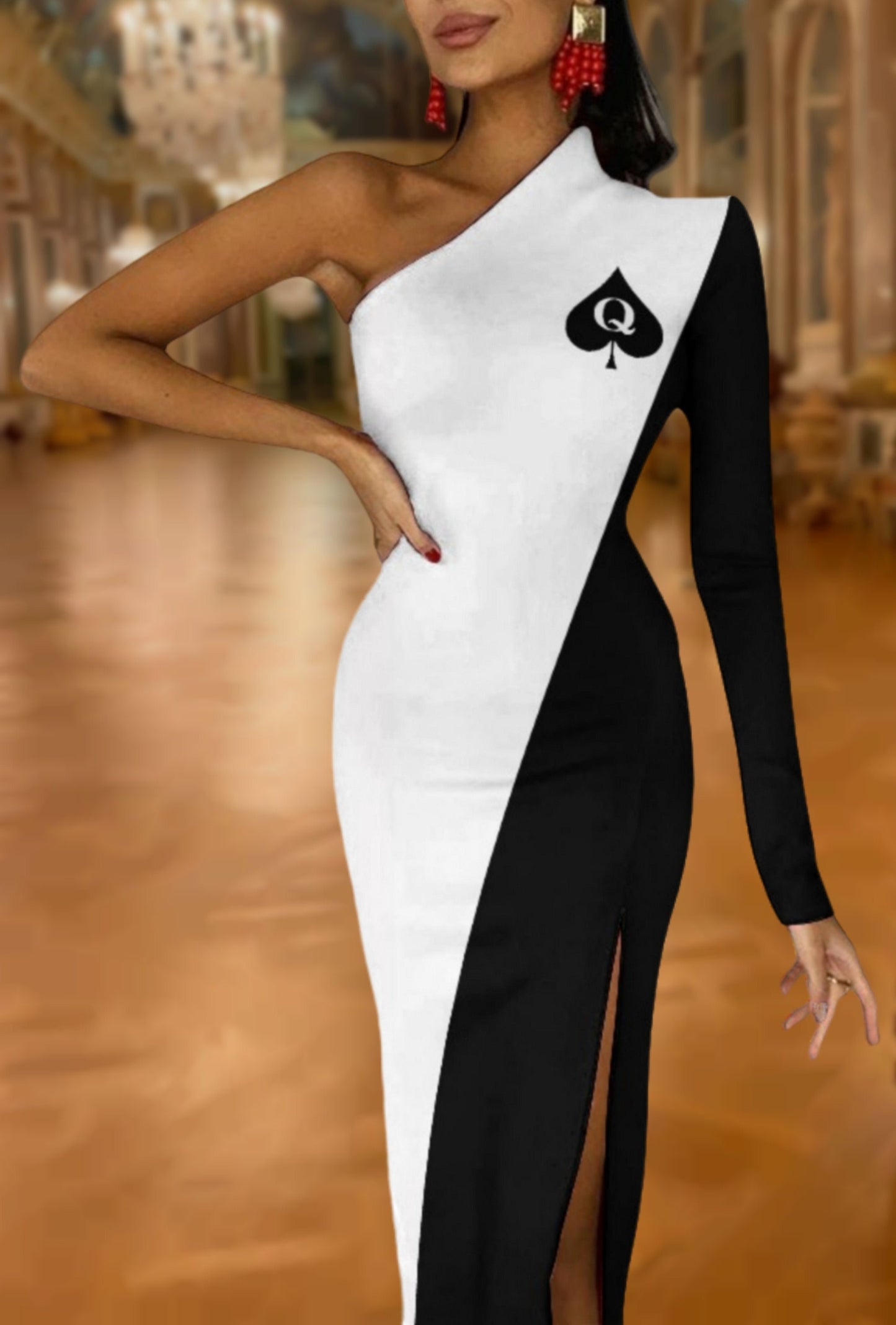 QUEEN OF SPADES dress, cocktail dress, envening dress, hotwife dress, qos cocktail dress, queen of spades clothing, bbc slut dress