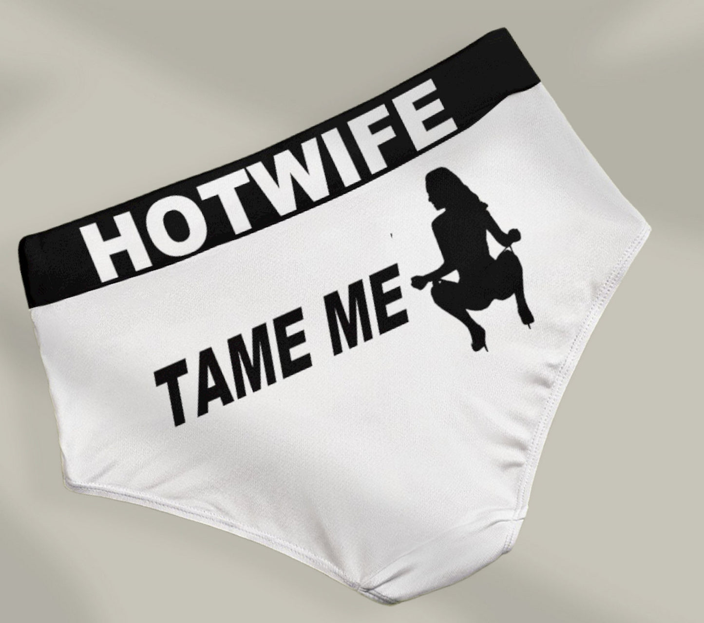 TAME ME, slut clothing, cuckolding, hotwife panties, slut clothing, naughty  panties