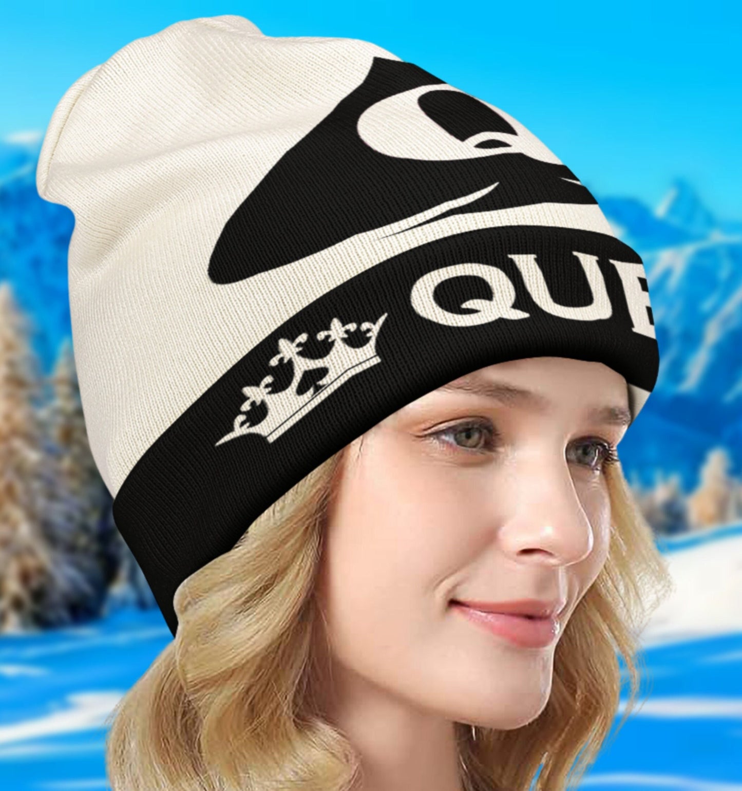 Beanies QUEEN OF SPADES, slut clothing, cuckolding, hotwife panties, qos, cap queen of spadess clothing, beanies queen of spades