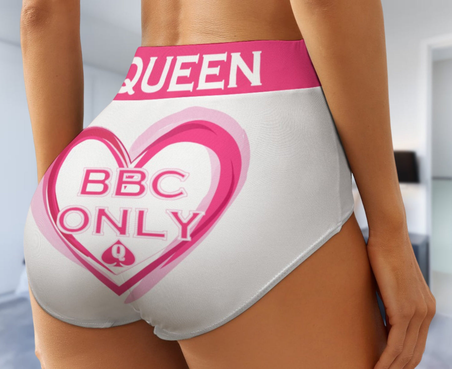 BBC ONLY panties , slut clothing, cuckolding, hotwife panties, qos panties, queen of spadess clothing, bbc only,Valentine's Day