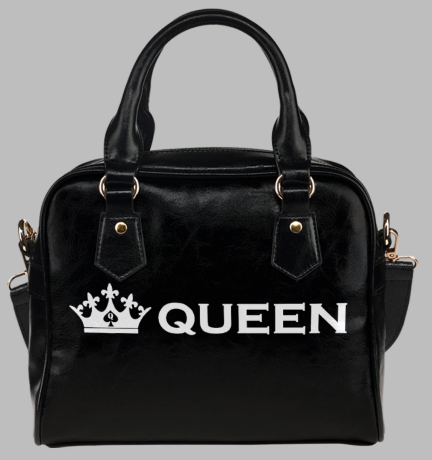 Handbag QUEEN OF SPADES 17 colors Shoulder Strap,  slut clothing, cuckolding, hotwife bag, qos bag, queen of spadess clothing,