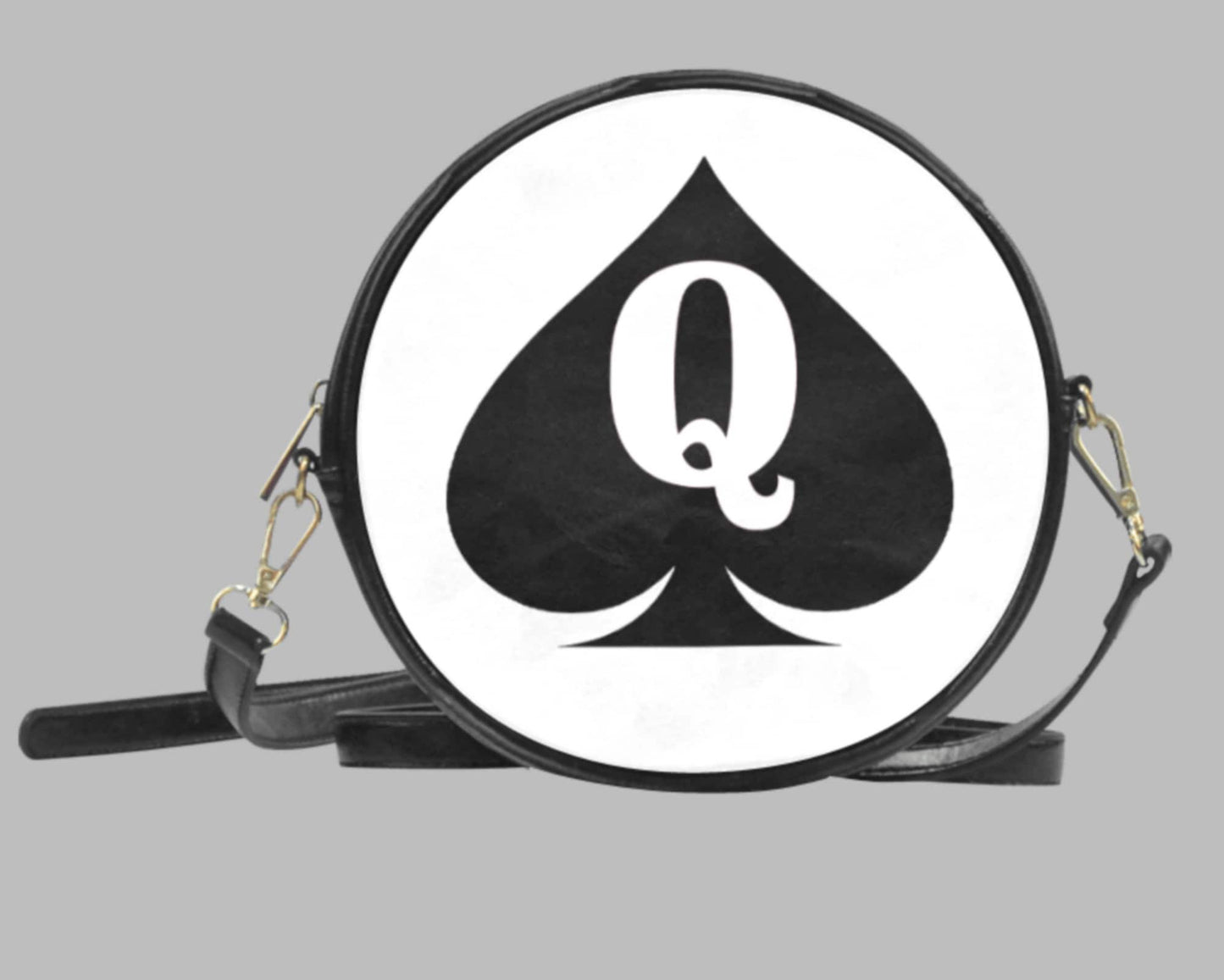 Handbag QUEEN OF SPADES symbol, slut clothing, cuckolding, hotwife bag, qos bag, queen of spadess clothing, queen of spades