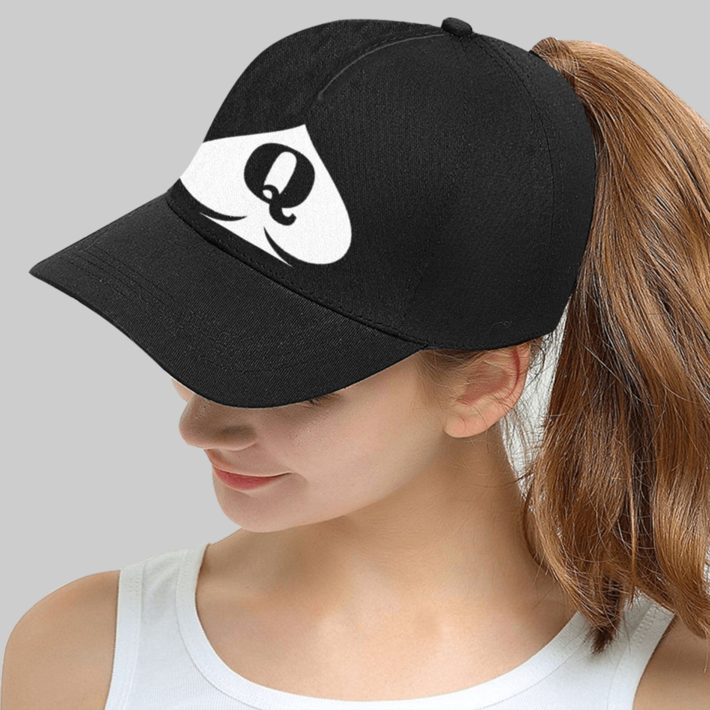 QUEEN OF SPADES  Snapback Cap, slut clothing, cuckolding, hotwife panties, qos, queen of spadess cap, clothing,  queen of spades cap