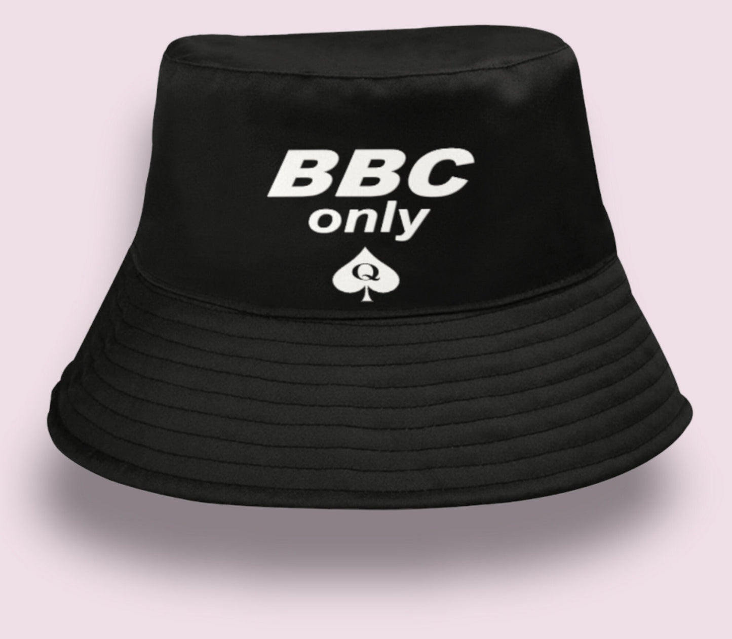 BBC ONLY summer Bucket hat, slut clothing, cuckolding, hotwife panties, qos, queen of spadess cap, clothing,  queen of spades hate