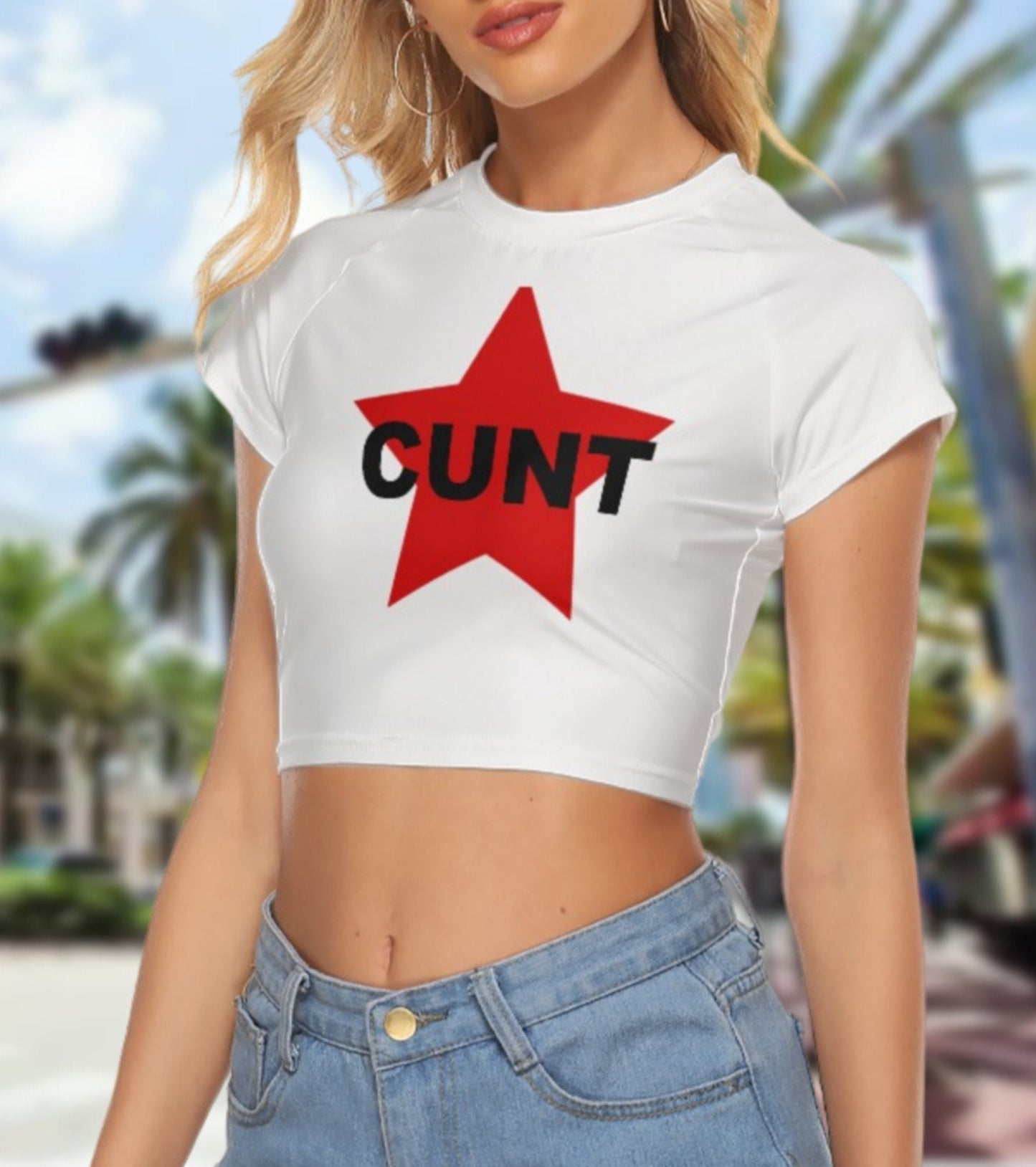 Croc-top  CUNT, hotwife t-shirt, qos t-shirt, BBC t-shirt,  Cuckold Womens t-shirt, cunt girl shirt, slut clothing