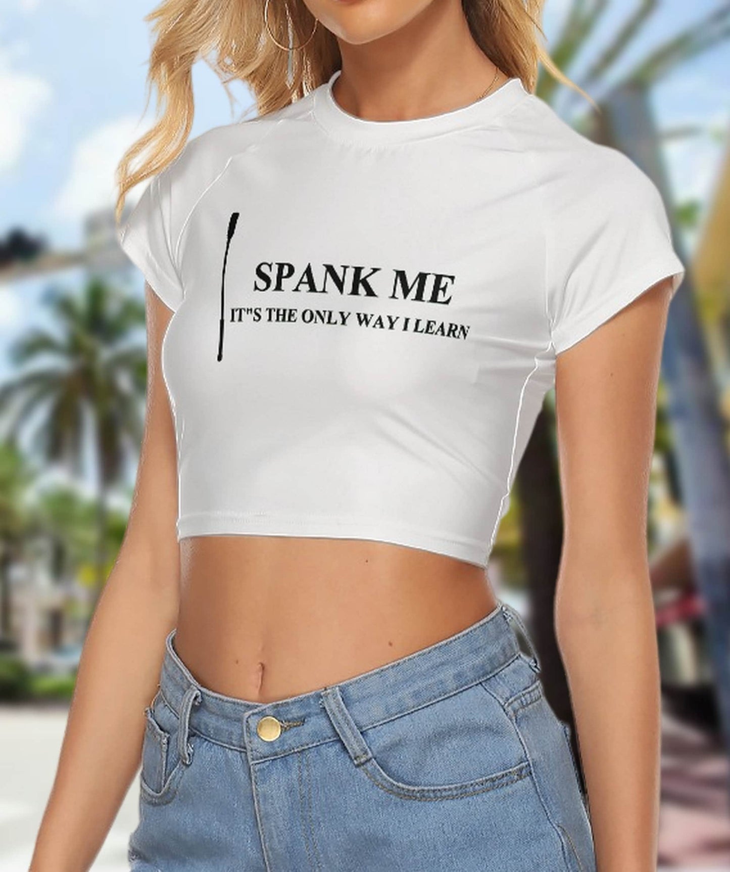 Croc-top SPANK ME it's only the way i learn , hotwife white or black