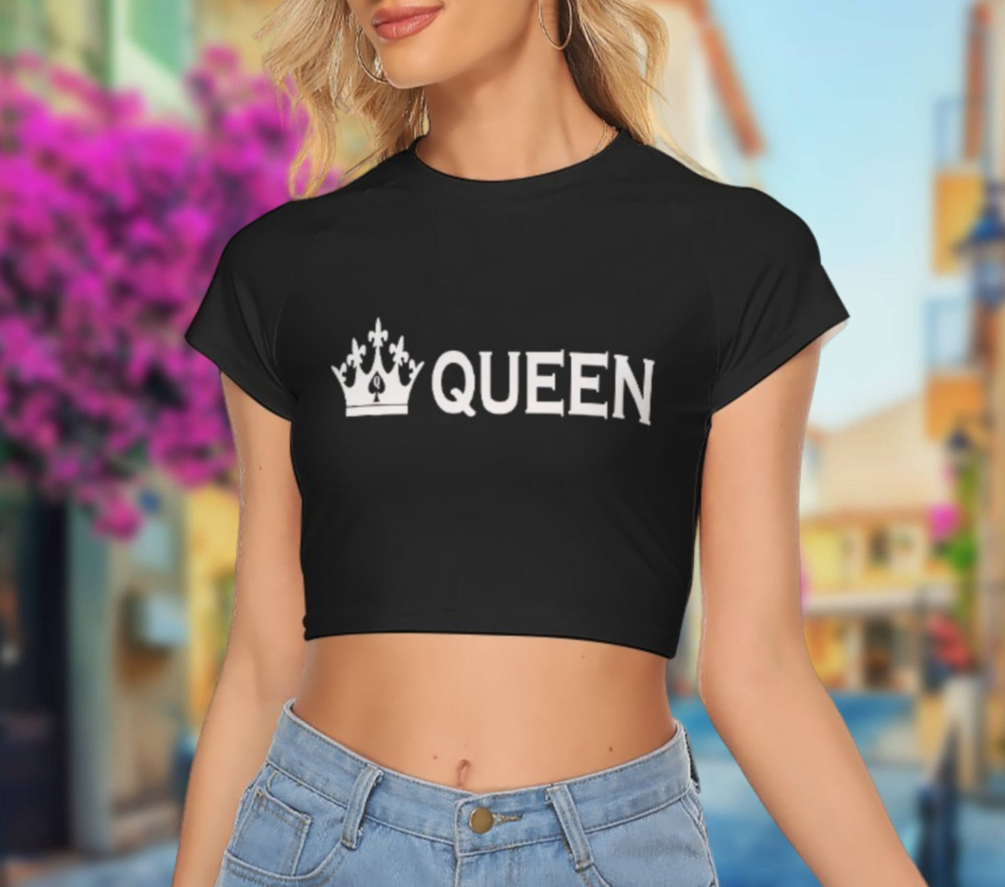 Croc-top QUEEN OF SPADES crown, hotwife