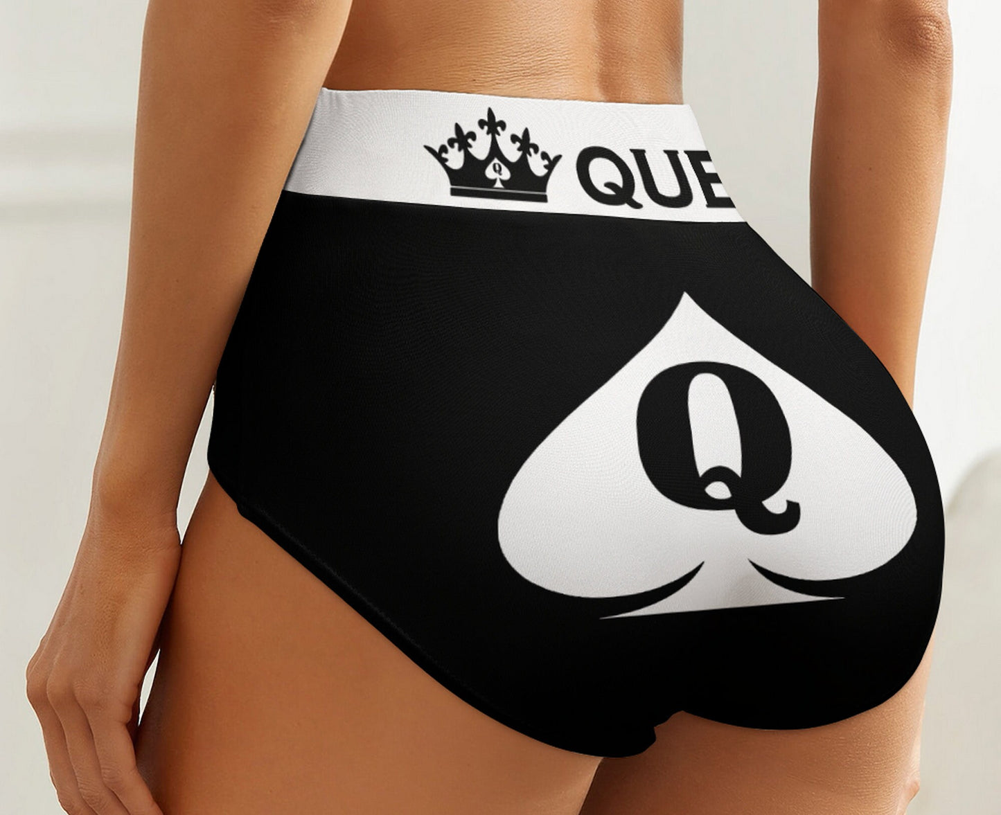 CUM HERE QOS panties ,queen of spades slut clothing, cuckolding, hotwife panties, qos panties, queen of spadess clothing, bbc only