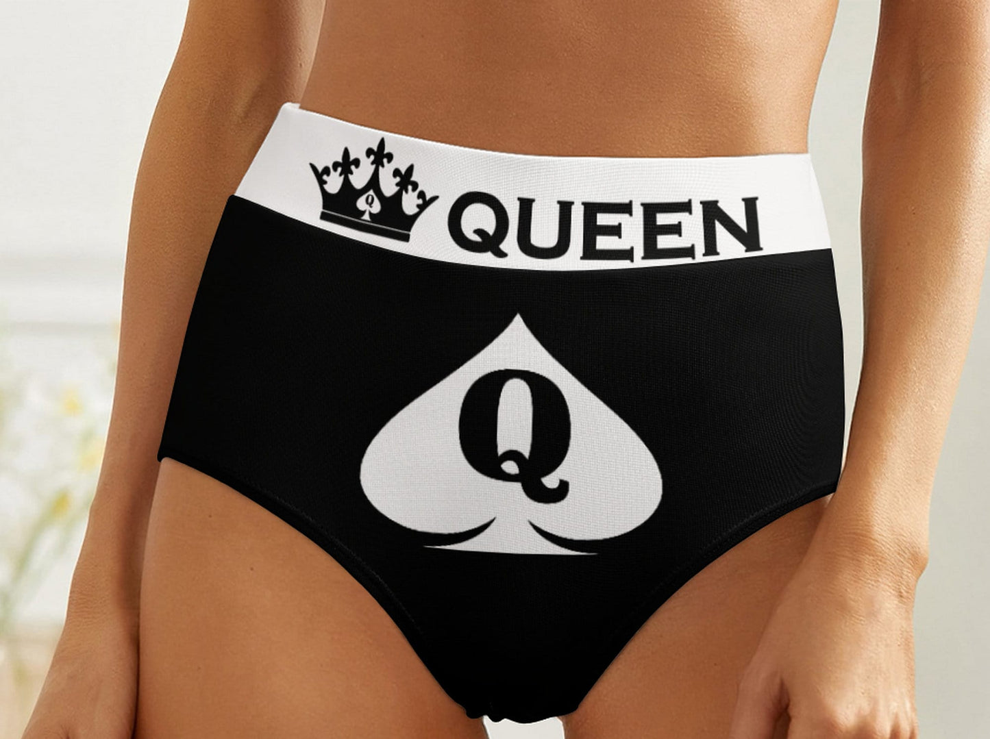 CUM HERE QOS panties back ,queen of spades slut clothing, cuckolding, hotwife panties, qos panties, queen of spadess clothing, bbc only