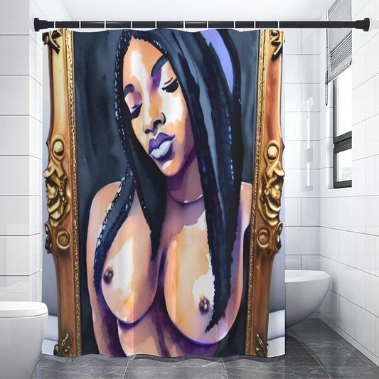 QUEEN OF SPADES art Shower Curtains 4 sizes , qos curtains,qos, queen of spadess, queen of spades decoration