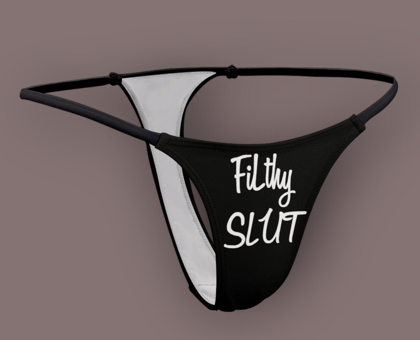 Filthy SLUT, slut clothing, cuckolding, hotwife panties, slut clothing, naughty  panties.